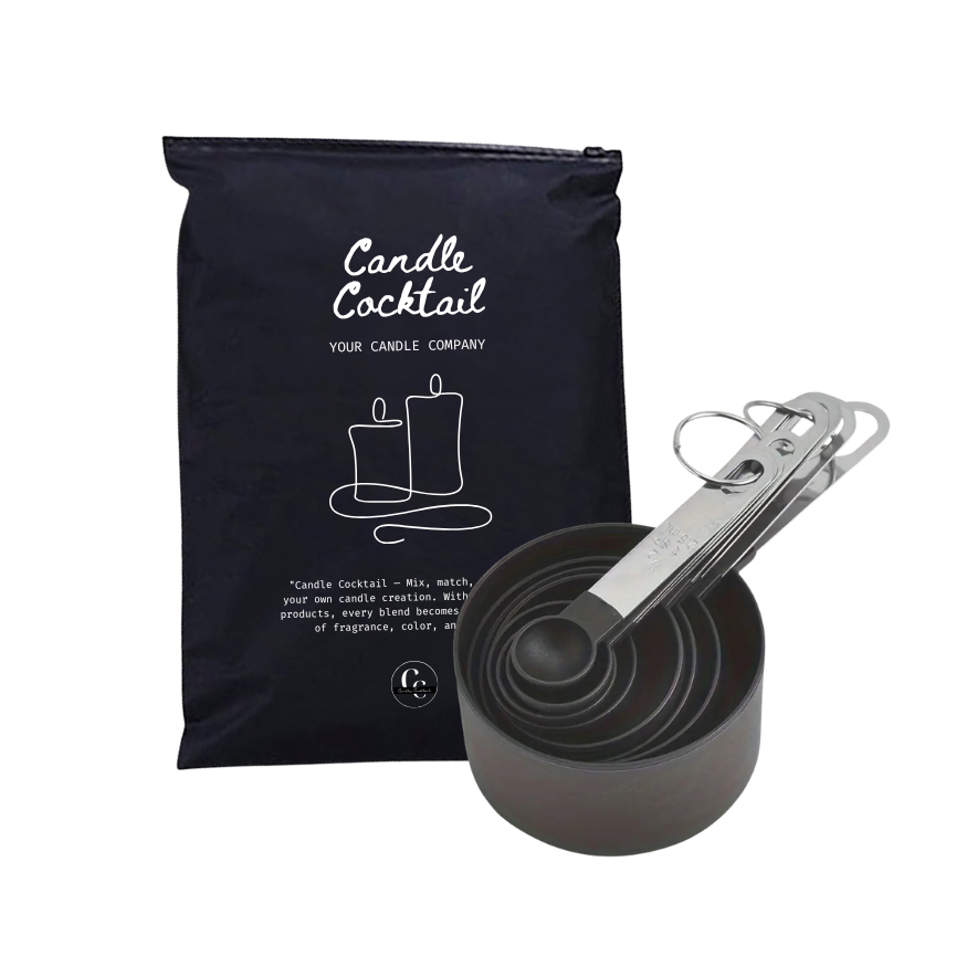 Stapelbare Maatbekers | 8 Delige Set | Zwart