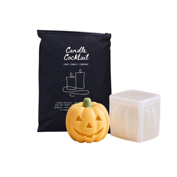 Kaarsenmal | Halloween Pompoen Gezicht | Candle Cocktail® | #238