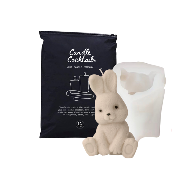 Kaarsenmal | Zittend Konijn | Candle Cocktail® | #626