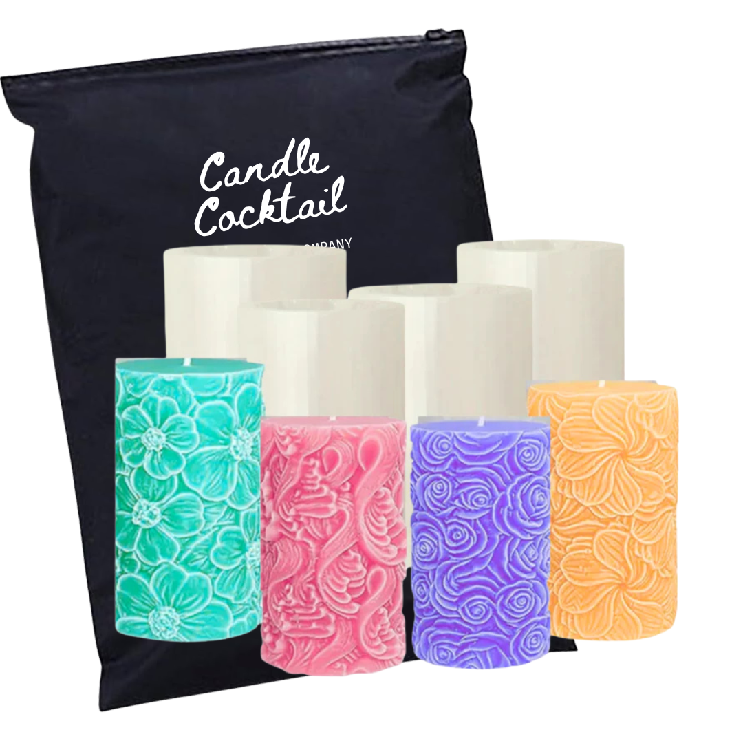 Kaarsenmallen | 4 Deluxe Stompen Set | Candle Cocktail®
