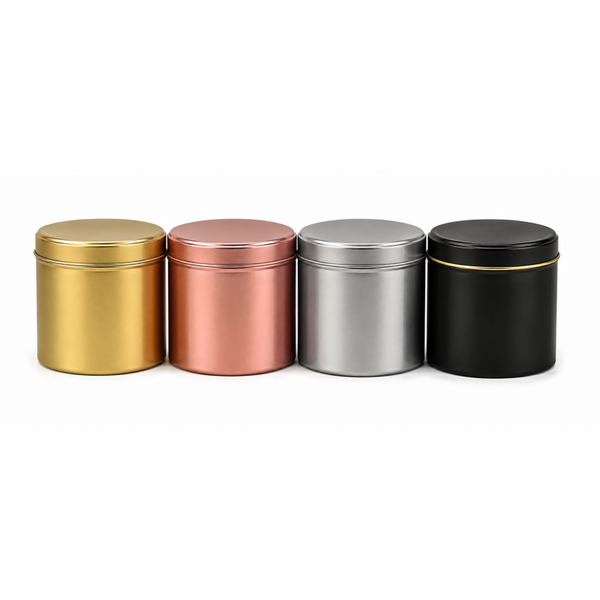 Kaarsenpotjes | Metaal | 4 Stuks