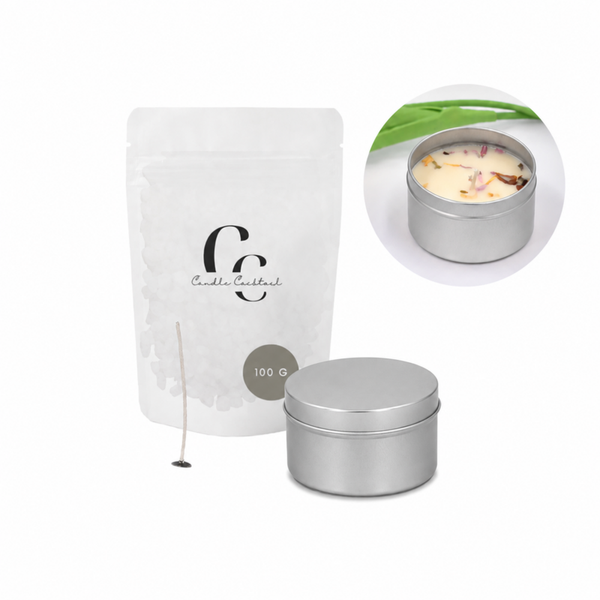 Zelf Kaarsen Maken | Zilveren Container | Candle Cocktail®