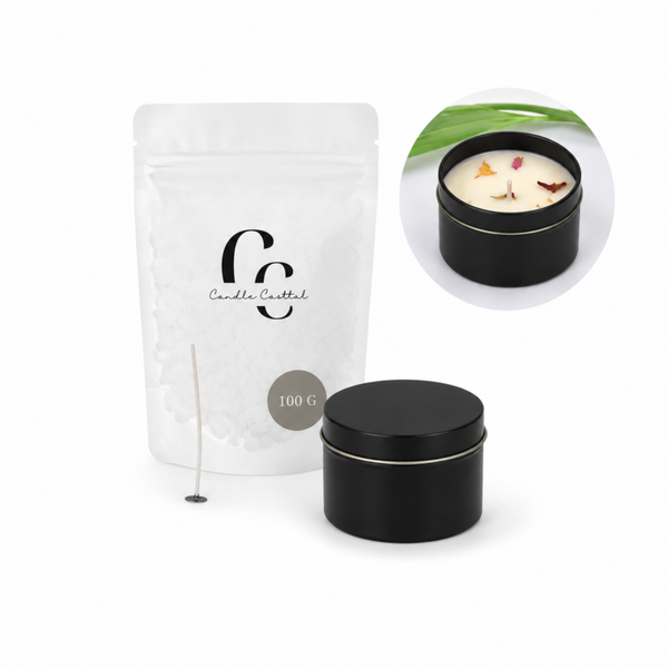 Zelf Kaarsen Maken | Zwarte Container | Candle Cocktail®