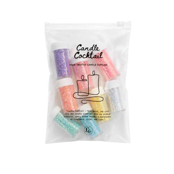 Folievlokken Glitter Set | 8 stuks | Candle Cocktail®
