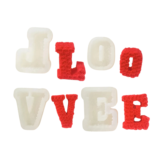 Kaarsenmallen | Love Letter Set | #77