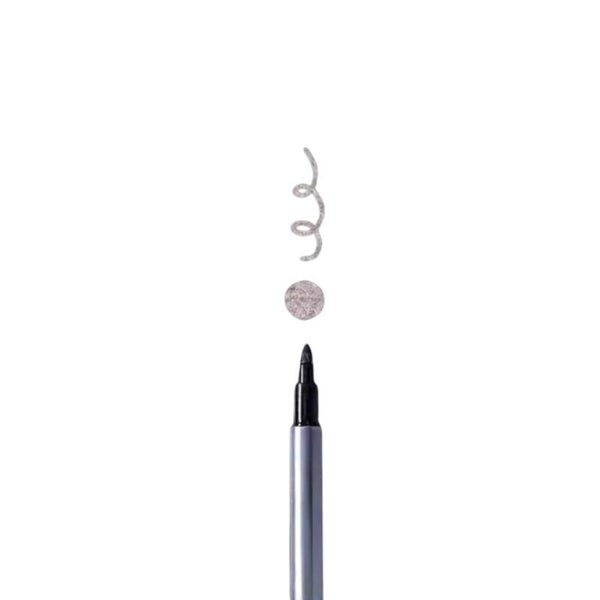 Acryl Kaarsen Stift | Metalic | Moon Silver | #1