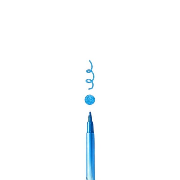 Acryl Kaarsen Stift | Metalic | Bright Blue | #4