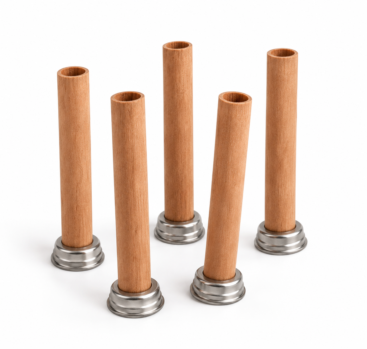 Houten Lont | O-Vorm | Incl. Lontvoetjes | Candle Cocktail®