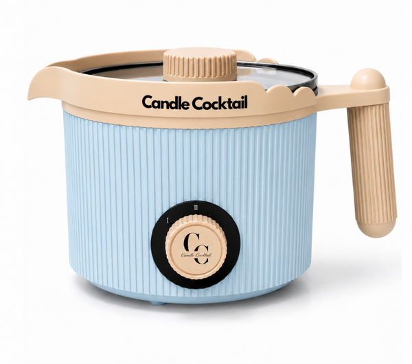 Elektrische Smeltketel met Schenktuit 1,2 Liter | Blauw | Candle Cocktail®