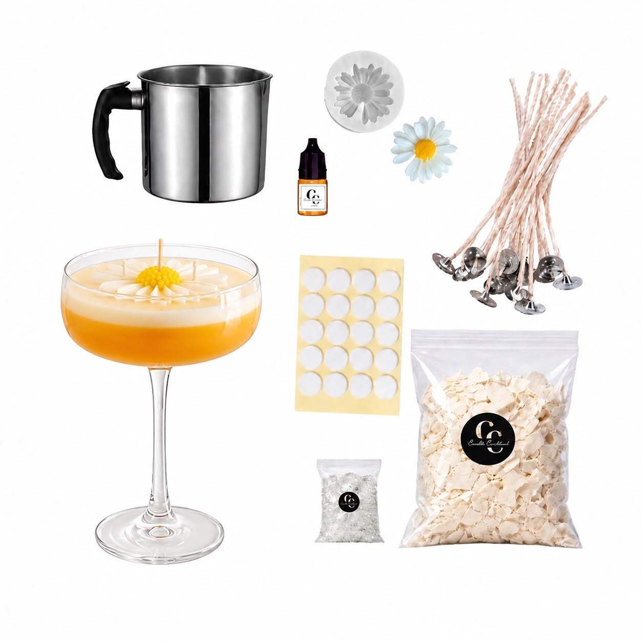 Zelf Pornstar Martini Kaarsen Maken | M | Candle Cocktail®