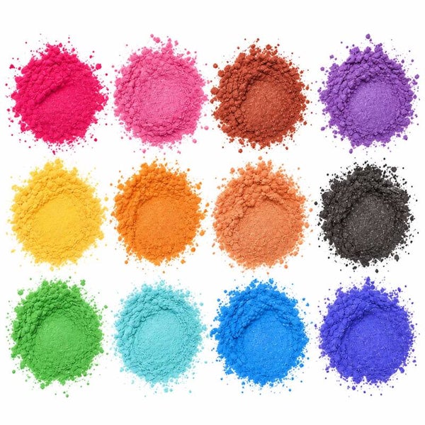 Kleurpoeder | Regenboog Multipack | 12 Stuks | Candle Cocktail®