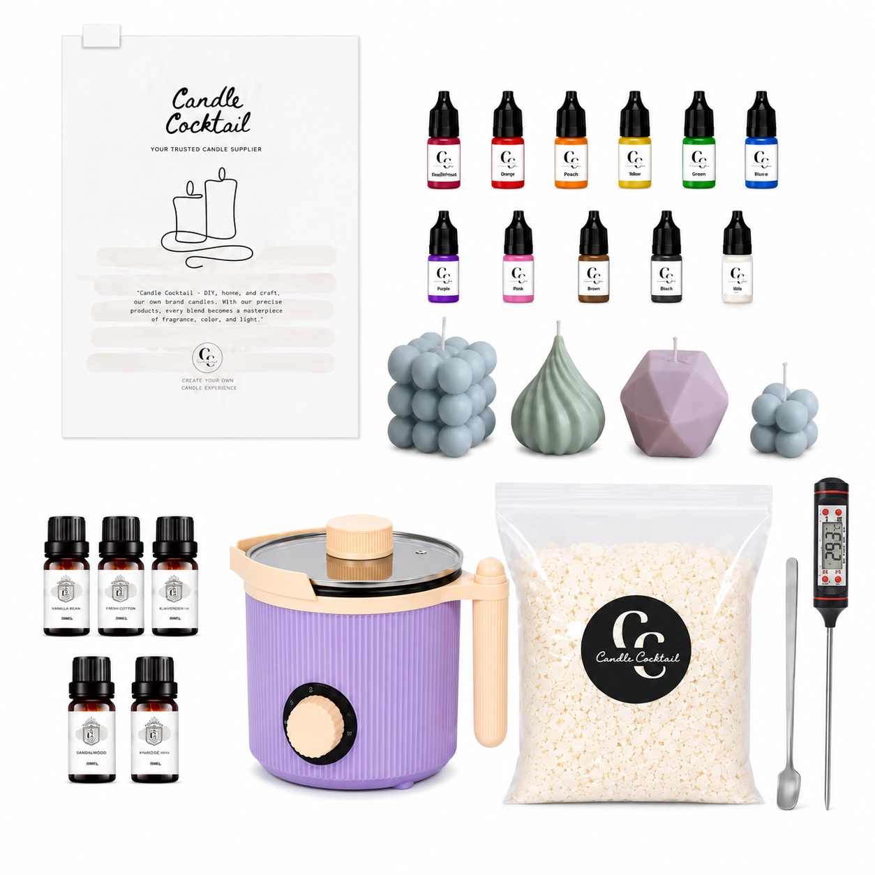 Zelf Kaarsen Maken | Uitgebreide Kaarsen Maken Set | XXL