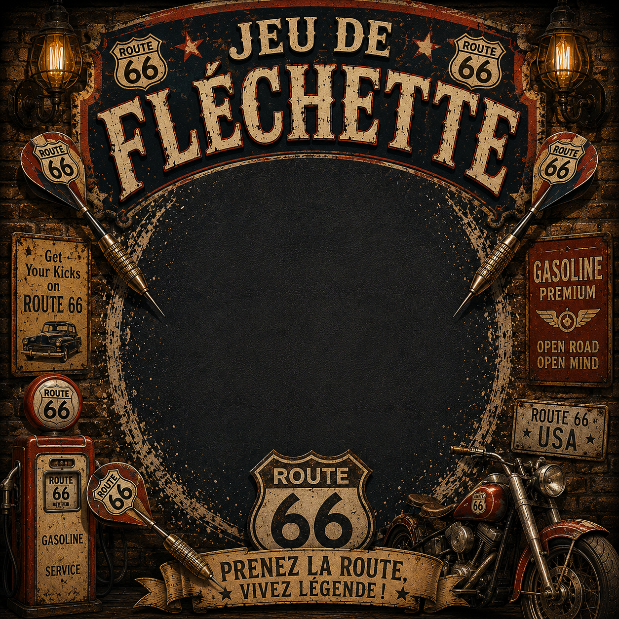 Support jeu de fléchette
