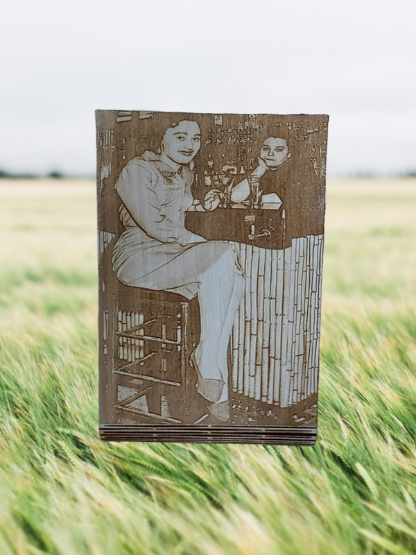 Staander met lasergravering