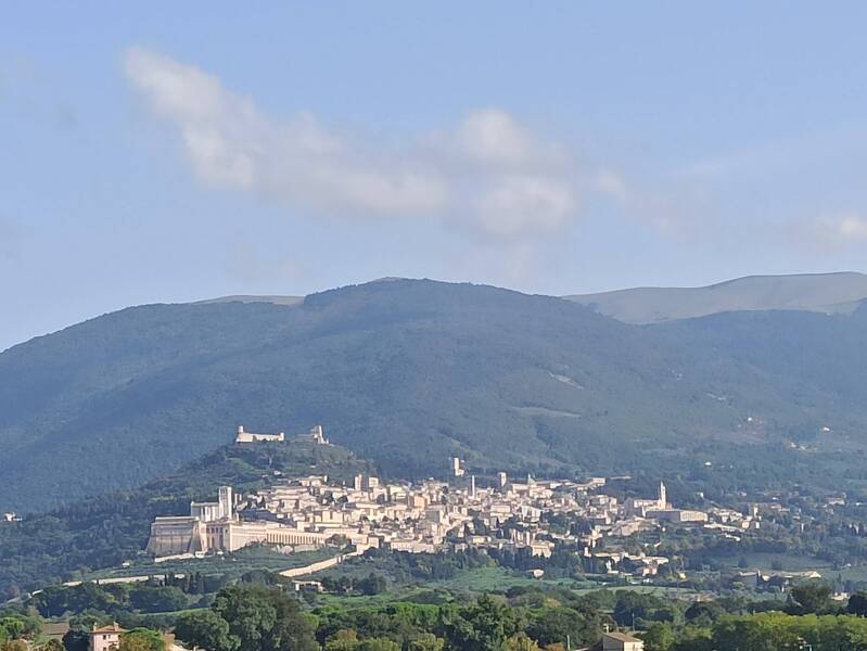 Vista su Assisi