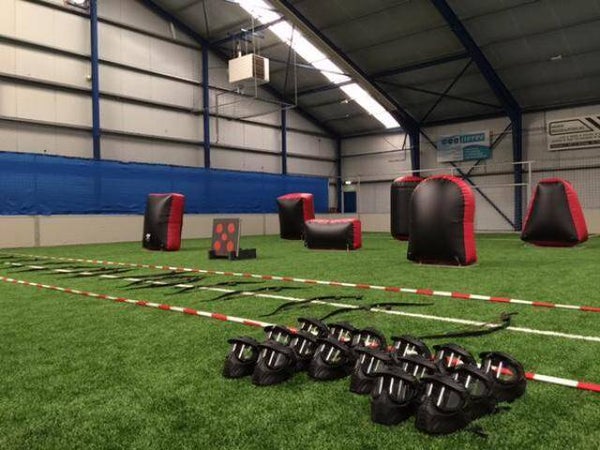 Archery tag set verzorgd