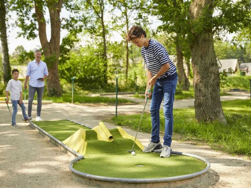 Midgetgolf retro kunstras renovatie Puur Exloo