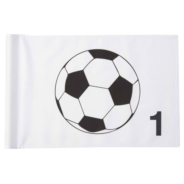 Baannummering voetgolf vlag