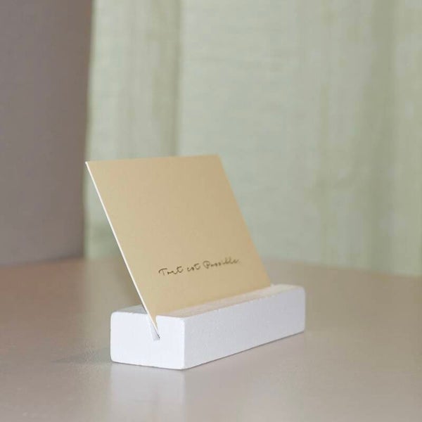 Affirmatie kaarthouder | Wit