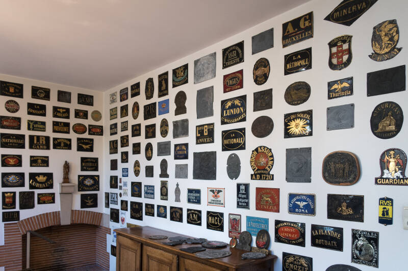 Brandverzekeringsplaatjes - Fire marks - Plaques d'assurance contre l'incendie - Verzameling Luc Schuermans