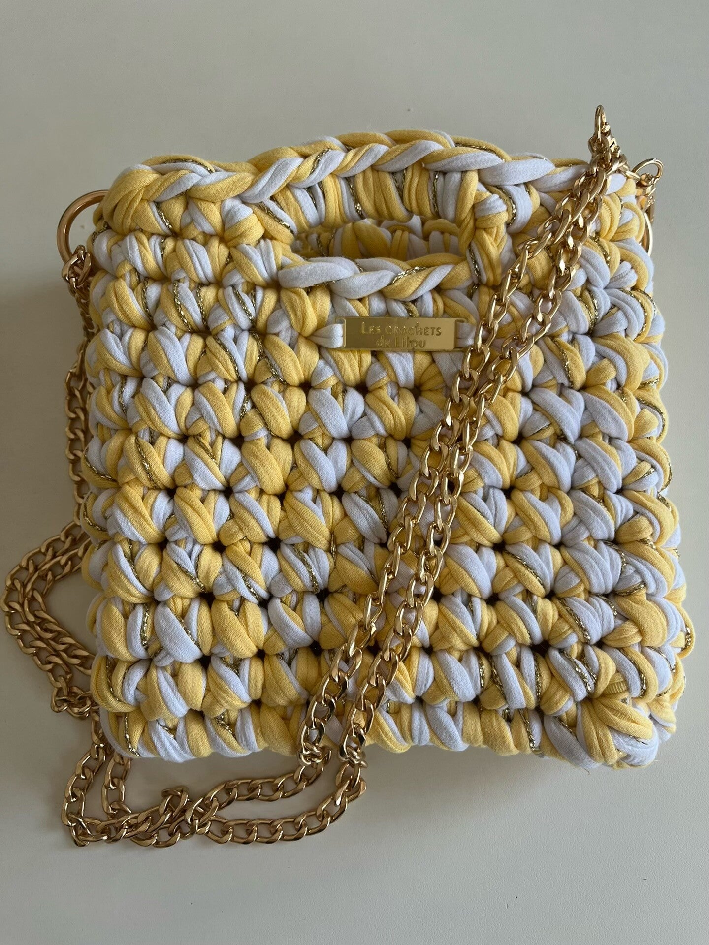 Sac Looméa jaune et blanc
