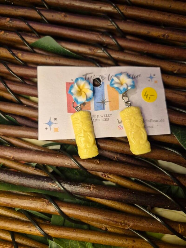 Tiki Totem Ohrringe klein