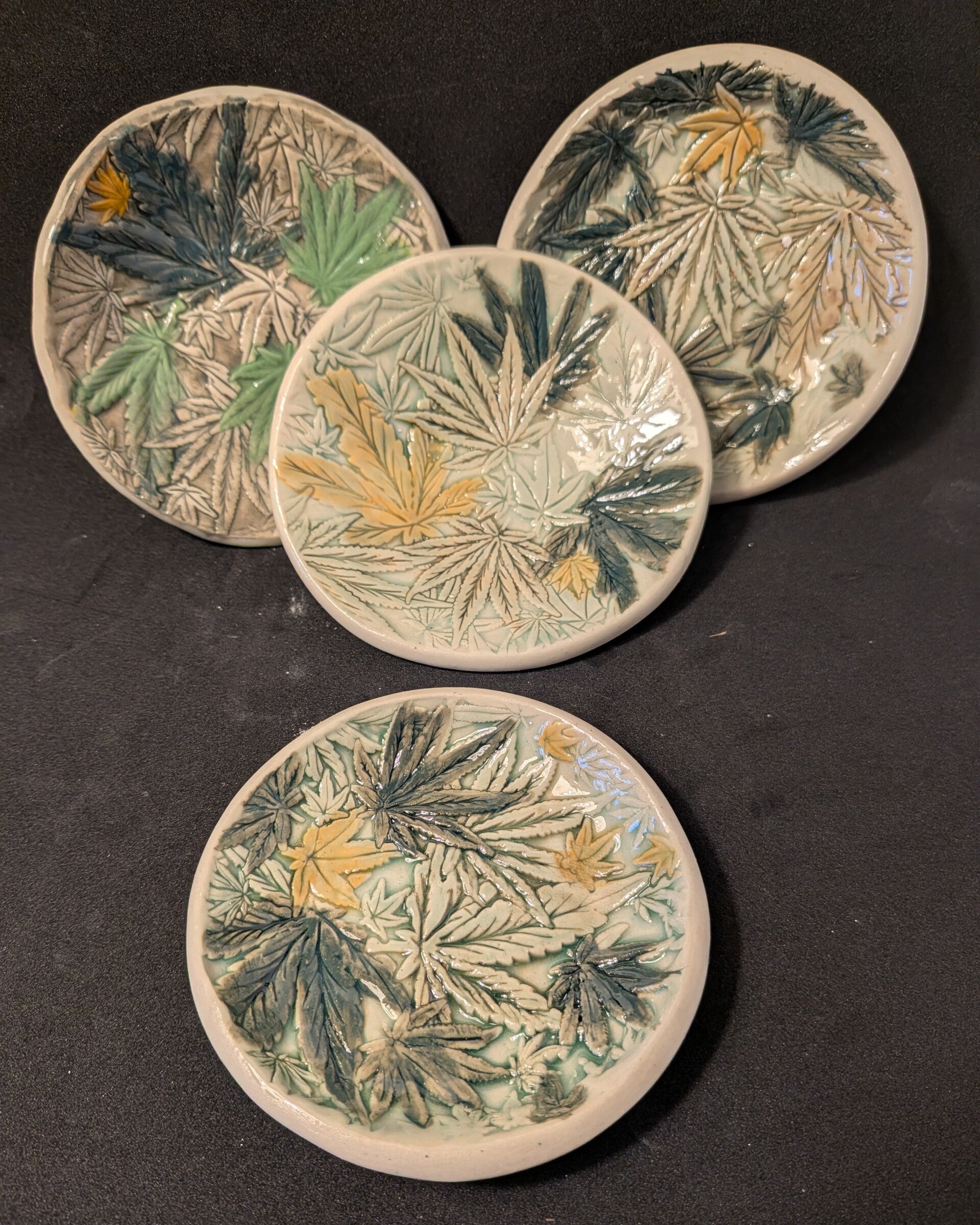 Marijuana designed ash trays