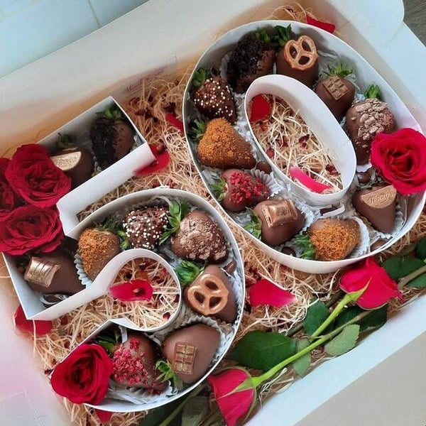 Fillable Number Box - Chocolate/Fruit/Charcuterie/Cupcake Box