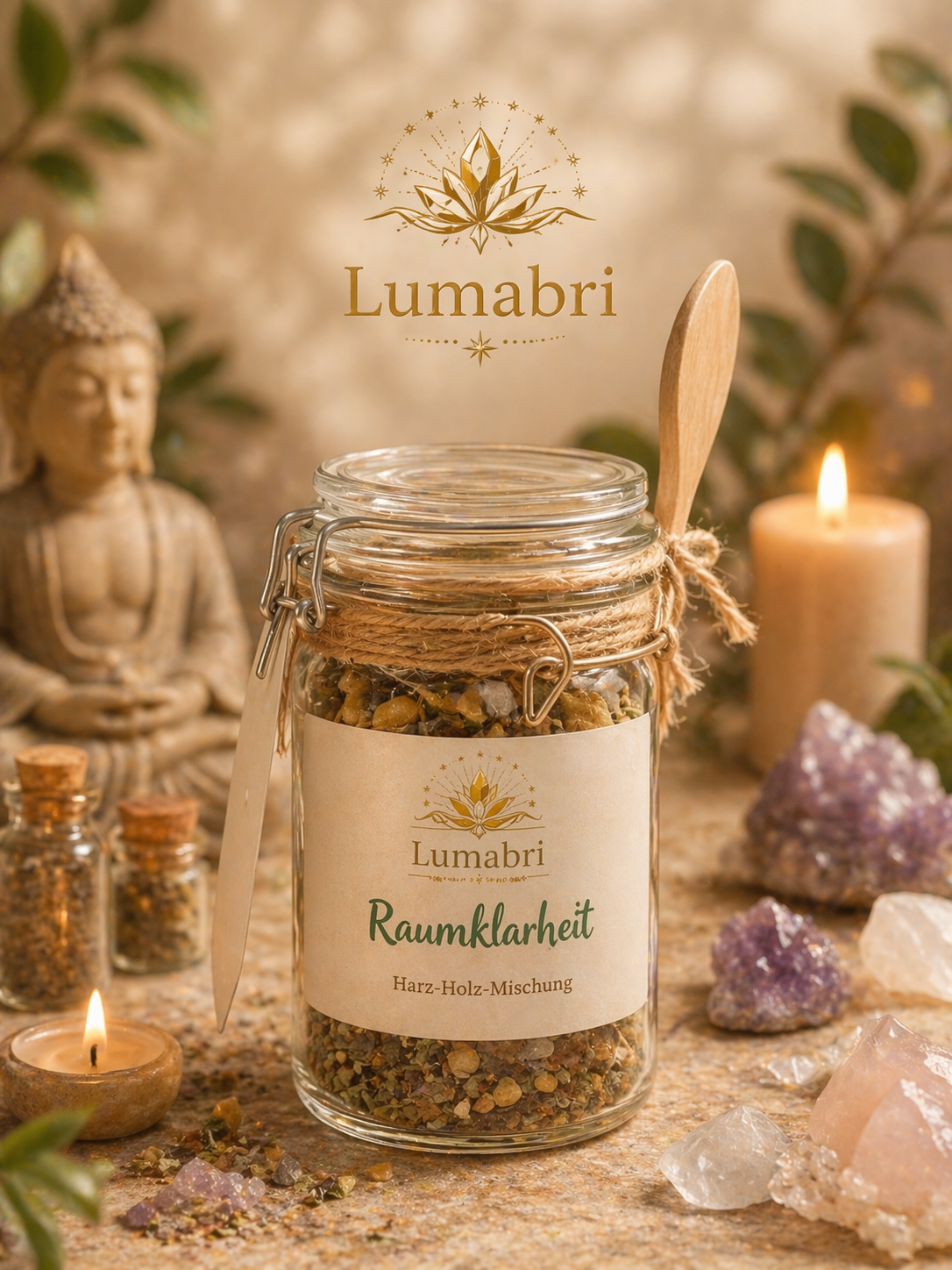 ✨ Lumabri Räucherritual – Handgeschichtete Mischungen