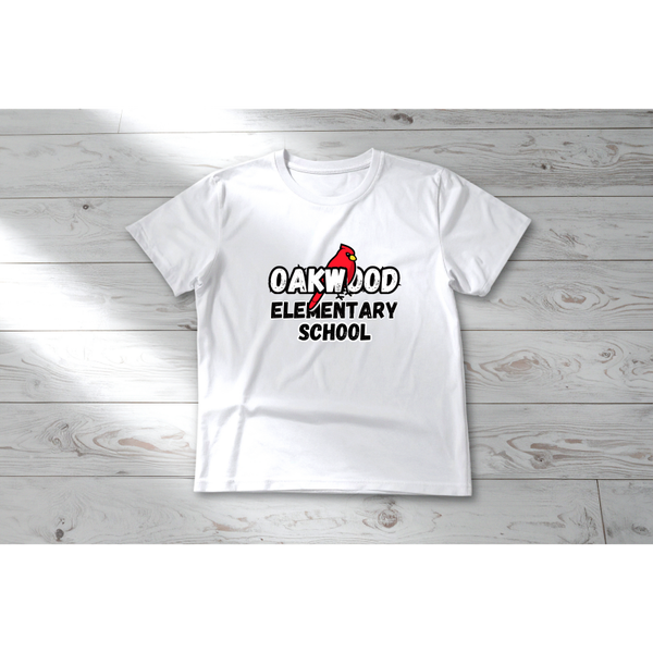 ❤️ Oakwood Elementary School Spirit Tee – Show Your Cardinal Pride! (Youth Sizes)