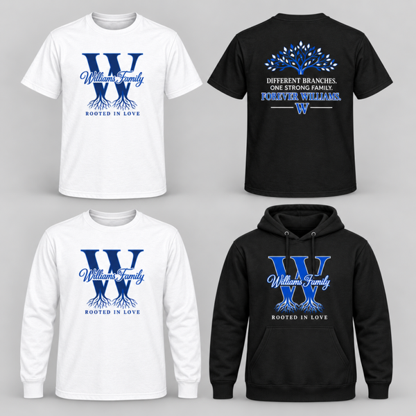 Williams Family “Rooted in Love” Long-Sleeve T-Shirt
