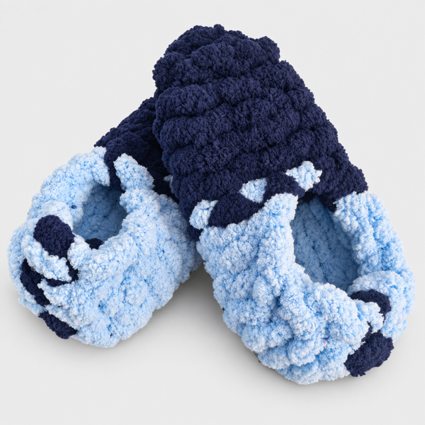 Handmade Crochet Fireside Slippers — Made to Order