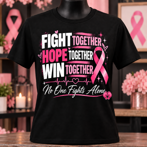 Fight Together Breast Cancer Awareness T-Shirt