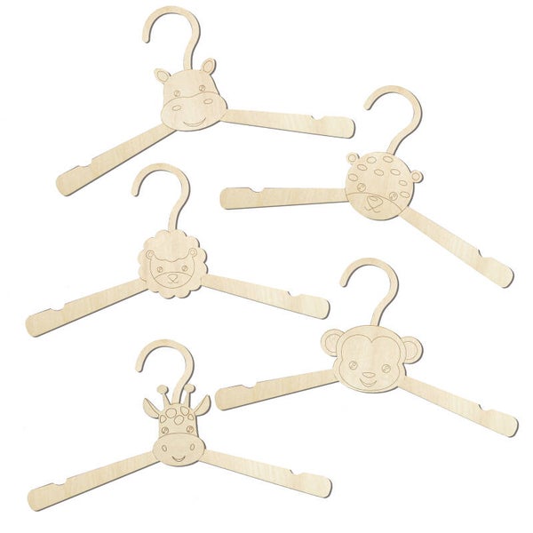 Assorted Animal Face Set of 5 pcs