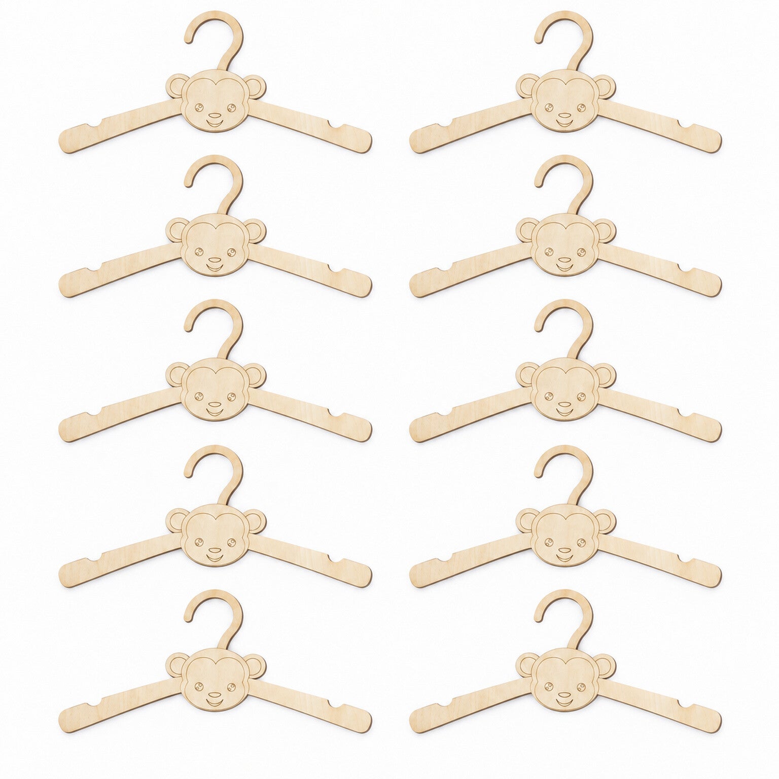 Matching Animal Face Set of 10 pcs