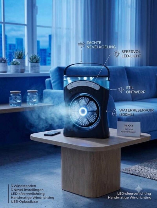NEXXT led mist koelventilator