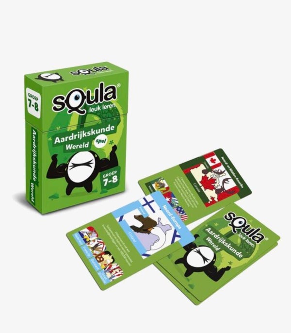 Squla aardrijkskunde wereld spel