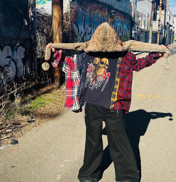 Metal mega flannel Korn