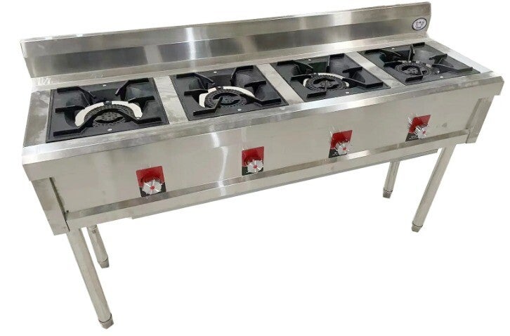 4 FEUX SUR TABLE INOX