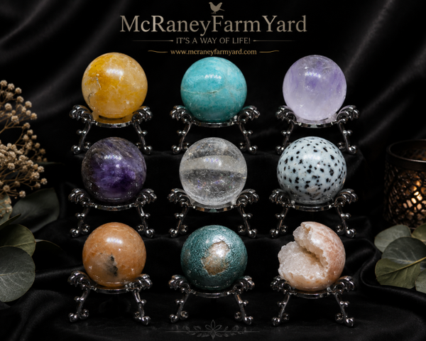 Assorted Crystal Spheres