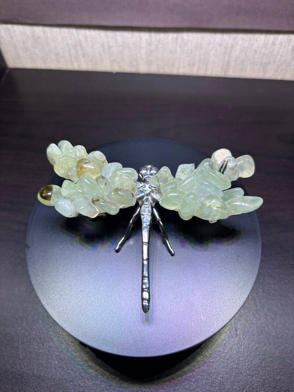 Prehnite Crystal Dragonfly