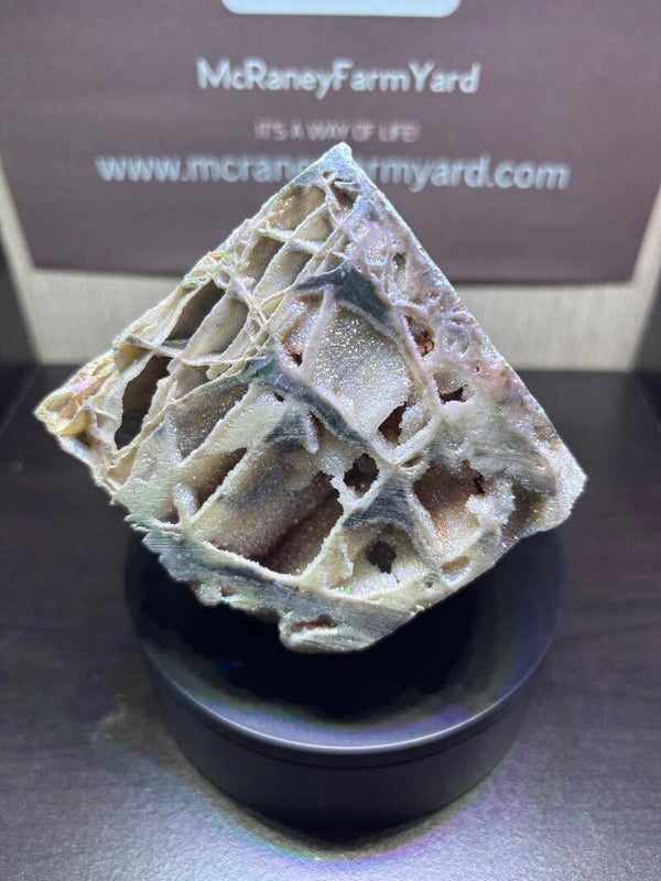 Druzy Aura Sphalerite Cube