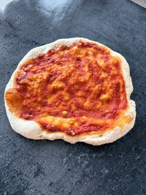 Zuurdesem pizza bodem