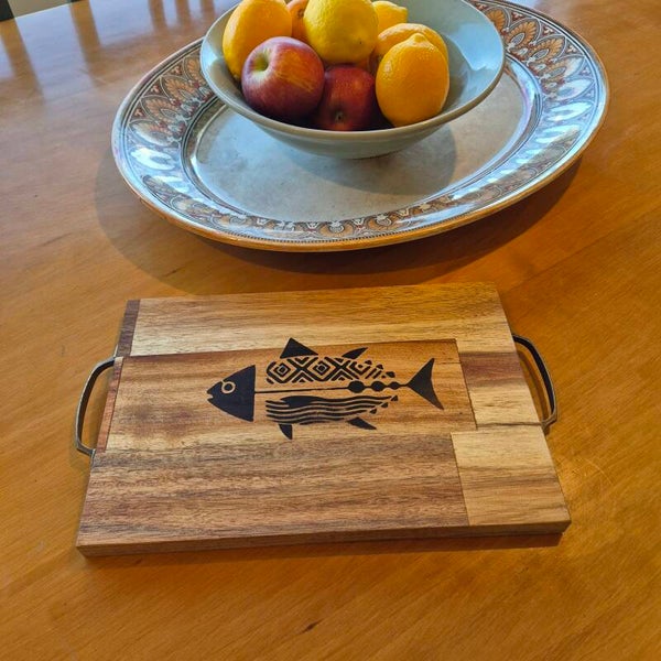Acacia Chopping Board With Handles