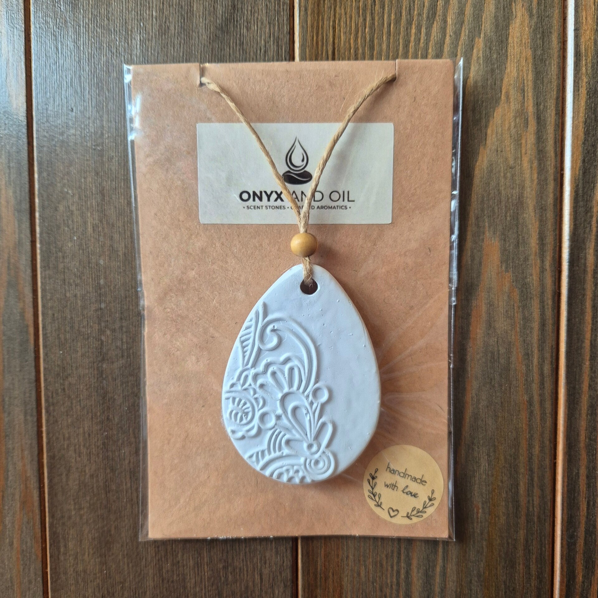 Onyx and Oil Teardrop Scent Stones