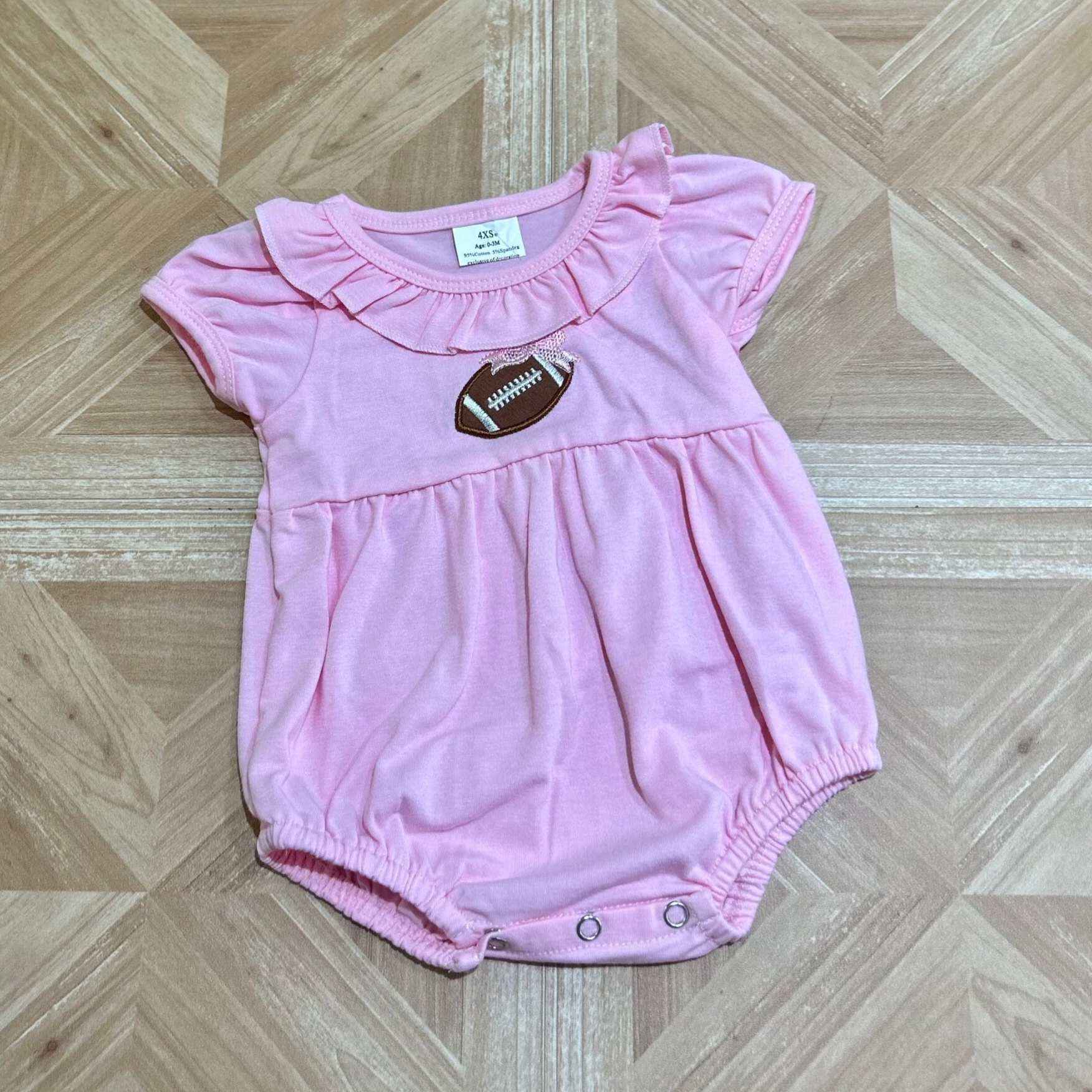 Bow & Football Bubble