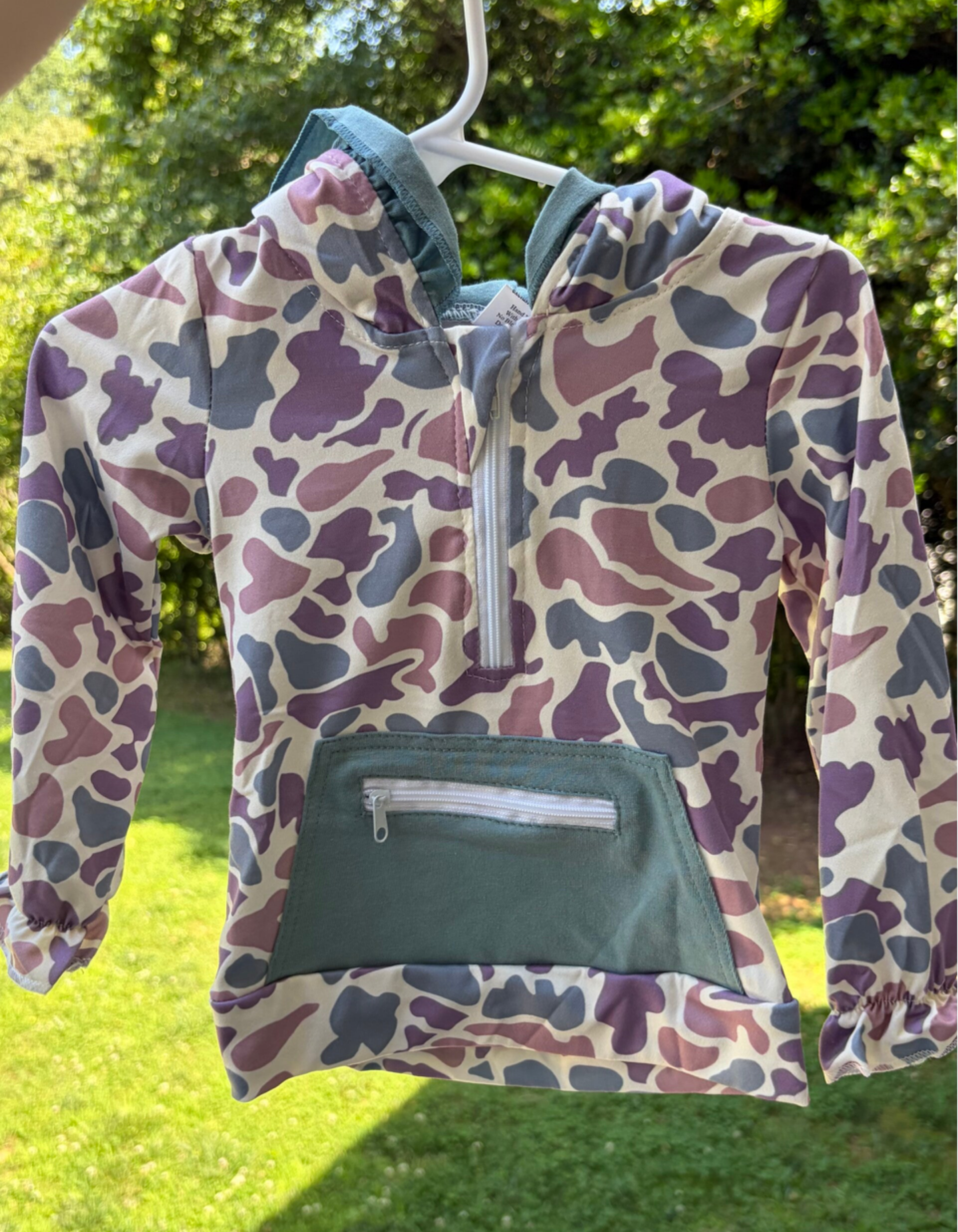 Gray Camo Hoodie