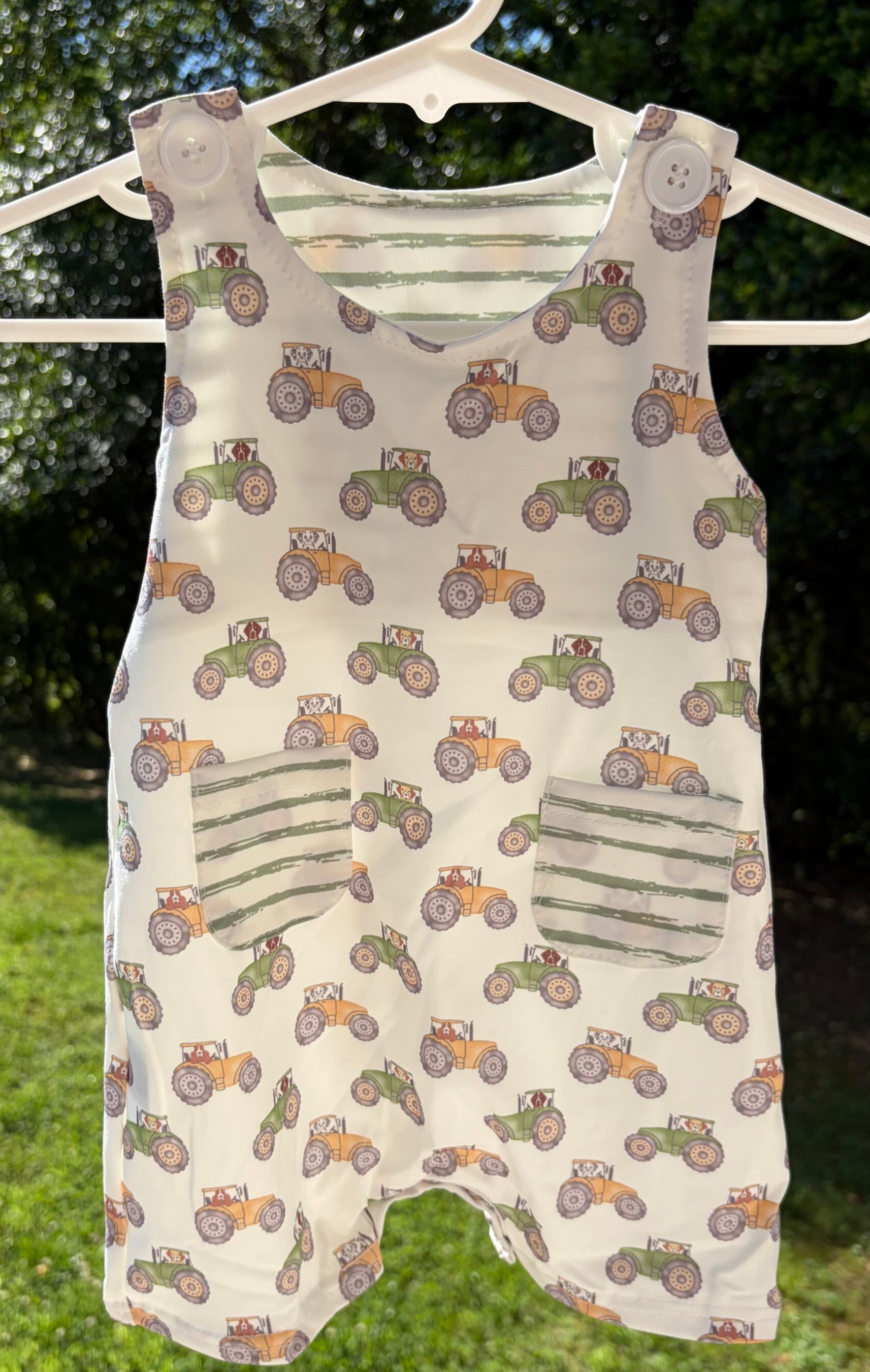 Doggy Tractor Romper