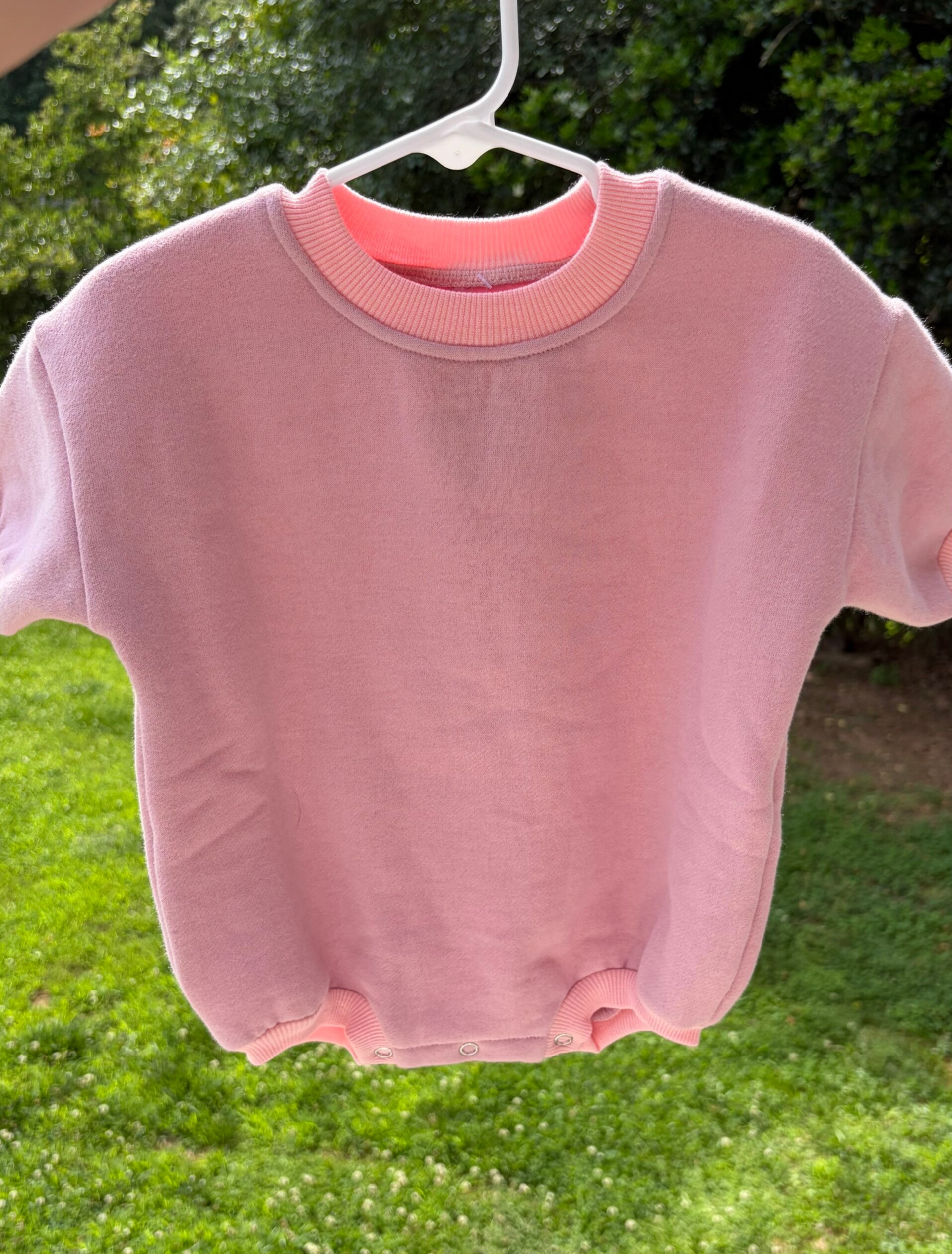 Baby Pink Crewneck Bubble