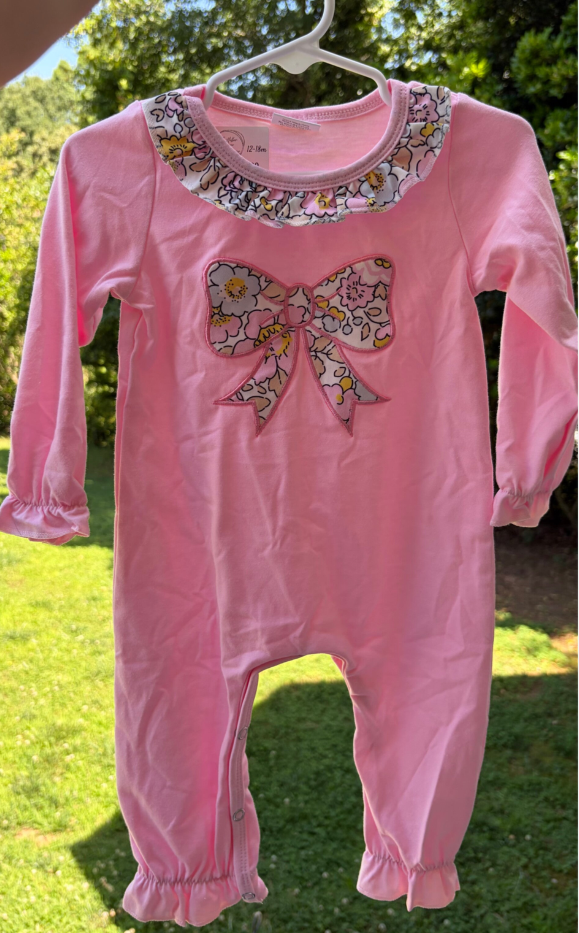 Flower Bow Romper